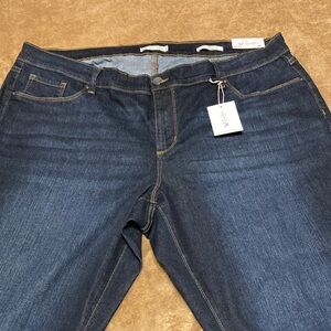 Jessica Simpson Dark Indigo Straight Leg Jeans